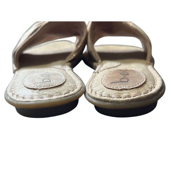 BOC Born Concepts Hayley Pink Rose Gold Fabric Slides Size 9 - Picture 6 of 12